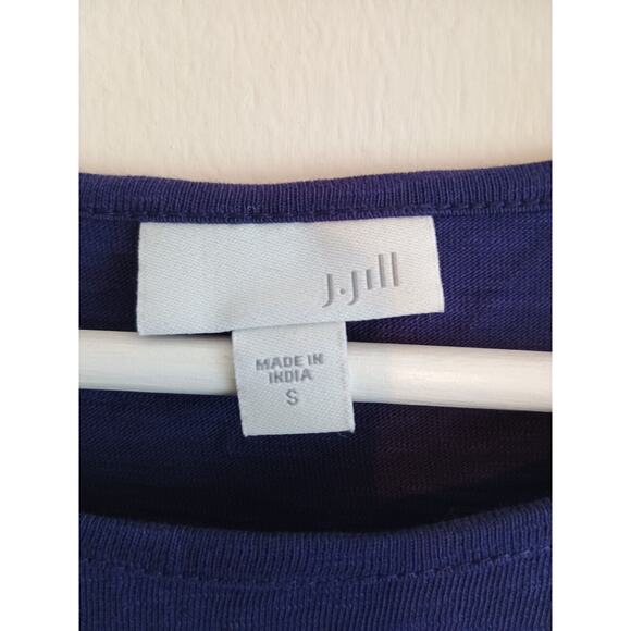 J. Jill Dress Womens Small Purple Tank Minimalist Casual Lounge Relaxed Mini - Picture 6 of 6